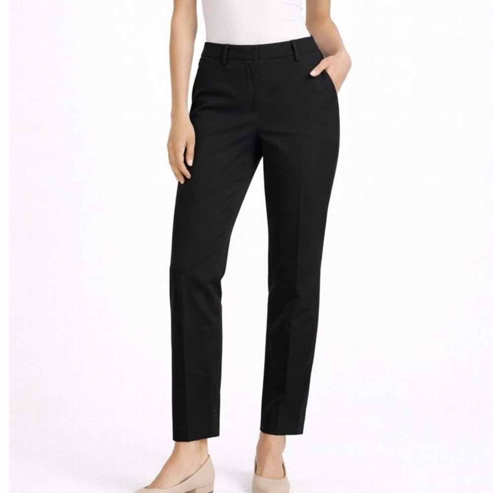 Michael Kors Black Dress Pants Women's‎ Size 14 Tailored Straight Leg Office